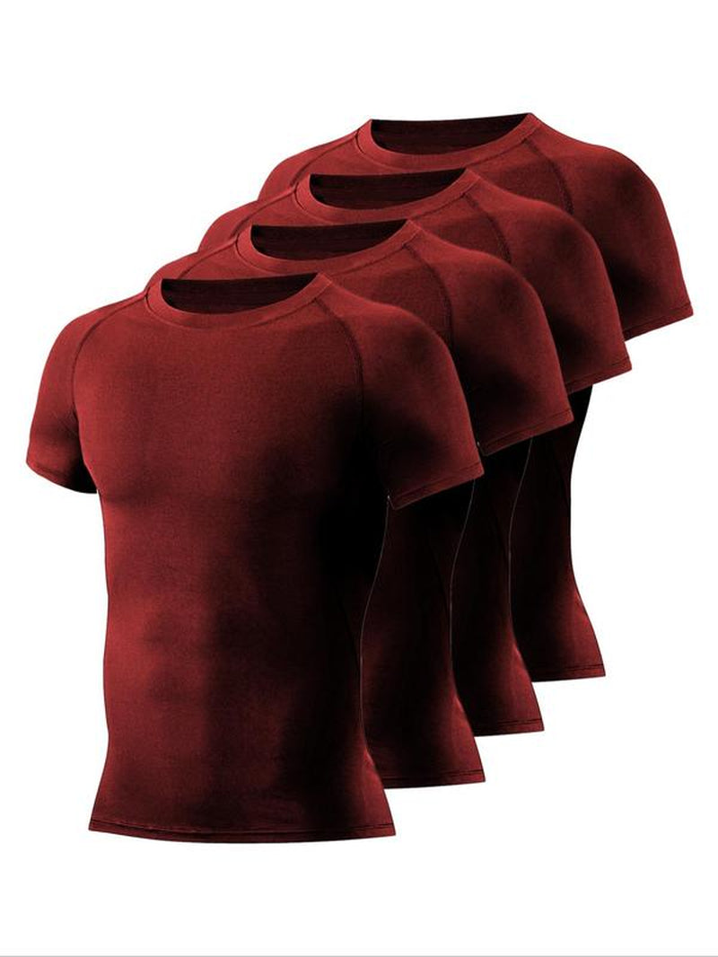Round Neck Raglan Compression Shirt