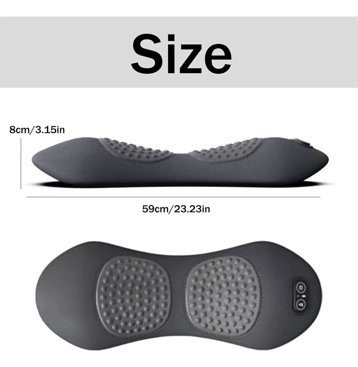 Thermarelax Pro™ – 4-In-1 Smart Waist Massage Pillow for Total Comfort