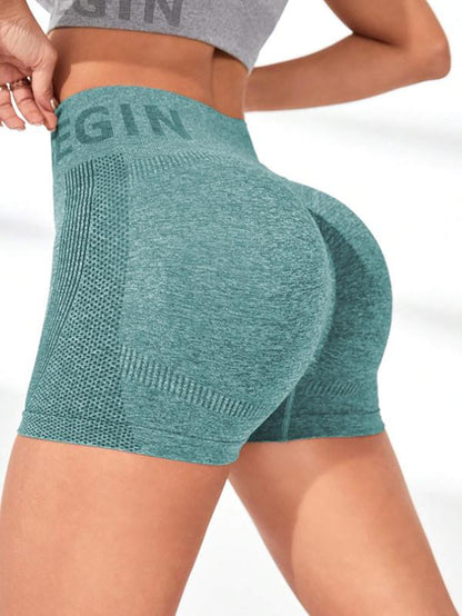 High Waist Sports Gym Shorts