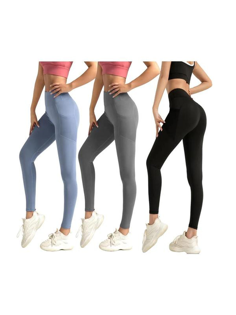 High Waist Pocket Sports Tummy Control Yoga Leggings