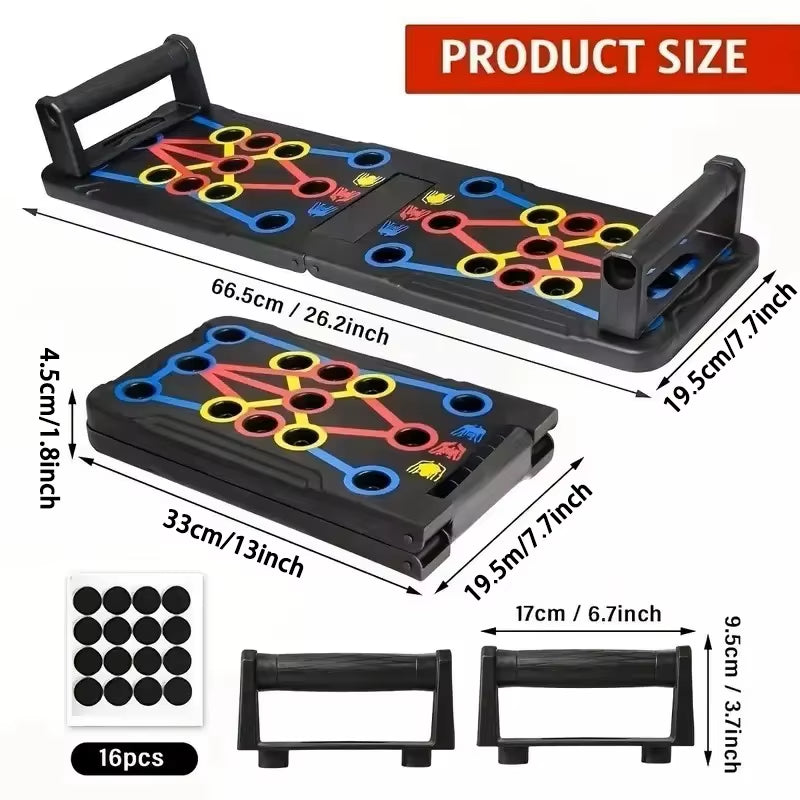 Pushmax Pro™ – Color-Coded Total Upper Body Trainer Board