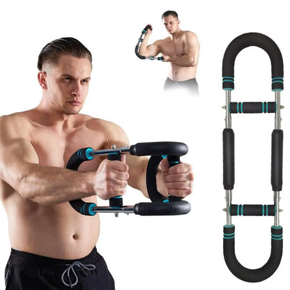 Powerflex™ Adjustable Arm Strength Trainer – Unleash Full-Body Force Indoors